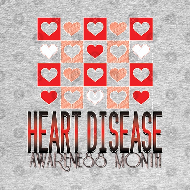 Heart disease awareness month by TeeText